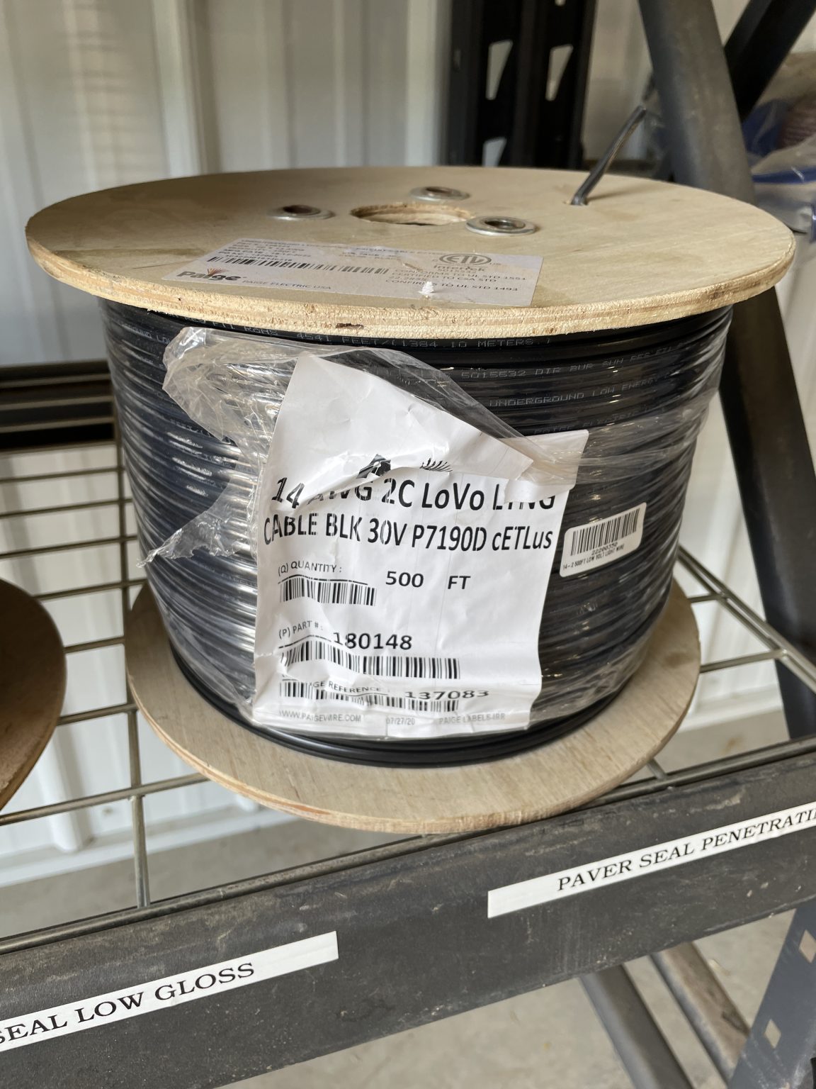 14 Gauge Low Voltage Lighting Wire 500 Foot Halter Materials